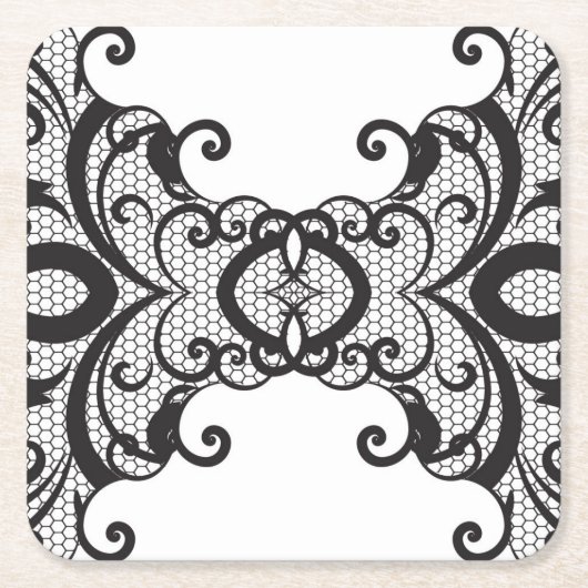 Achtergrond 2 vierkante kartonnen onderzetter (Voorkant)