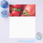 Achtergrond aardbeien flyer (Enkel)