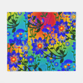 Achtergrond Abstract Kleurrijk Ontwerp Fleece Deke Deken (Voorkant (Horizontaal))