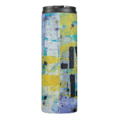 Achtergrond abstracte graffiti thermosbeker (Achterkant)