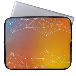 Achtergrond abstracte lijn laptop sleeve