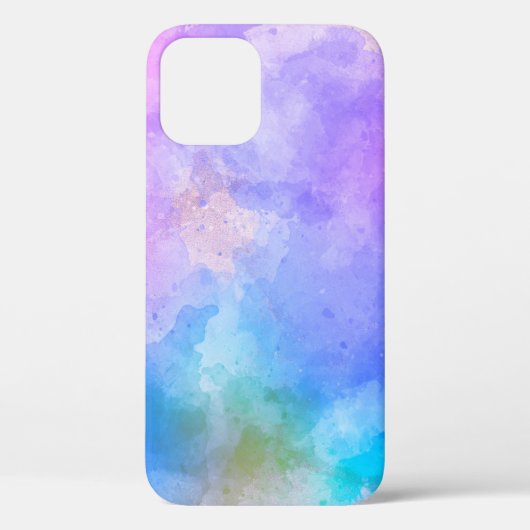 Achtergrond abstracte waterverf Case-Mate iPhone case (Achterkant)