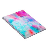 Achtergrond abstracte waterverf notitieboek (Rechterzijde)
