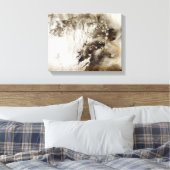 Achtergrond abstracte waterverf op grunge paper canvas afdruk (Insitu (Slaapkamer))