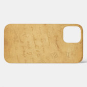 Achtergrond afbeelding bloemschrift Case-Mate iPhone case (Achterkant (horizontaal))