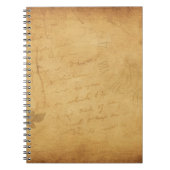 Achtergrond afbeelding bloemschrift notitieboek (Voorkant)