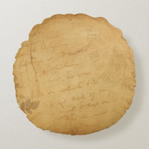 Achtergrond afbeelding bloemschrift rond kussen