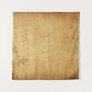 Achtergrond afbeelding bloemschrift wandkleed