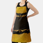 Achtergrond afbeelding goud lijst floraal schort (Insitu)