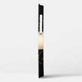 Achtergrond afbeelding goud lijst zwart Case-Mate iPhone case (Achterkant / Links)