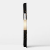 Achtergrond afbeelding goud lijst zwart Case-Mate iPhone case (Achterkant / Rechts)