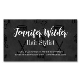 Achtergrond als kapper magnetisch visitekaartje