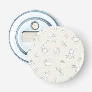 achtergrond baby button flesopener