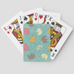 achtergrond baby pokerkaarten
