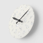 achtergrond baby ronde klok (Hoek)