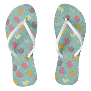 achtergrond baby teenslippers