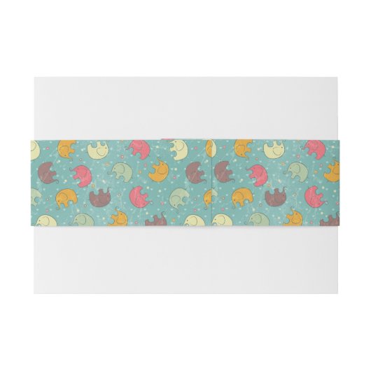 achtergrond baby uitnodigingen wikkel (Achterkant Voorbeeld)