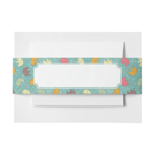 achtergrond baby uitnodigingen wikkel