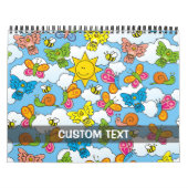 Achtergrond babydieren kalender (Hoes)