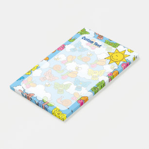 Achtergrond babydieren post-it® notes