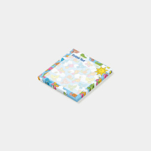 Achtergrond babydieren post-it® notes