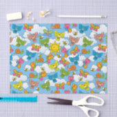 Achtergrond babydieren tissuepapier (Craft)
