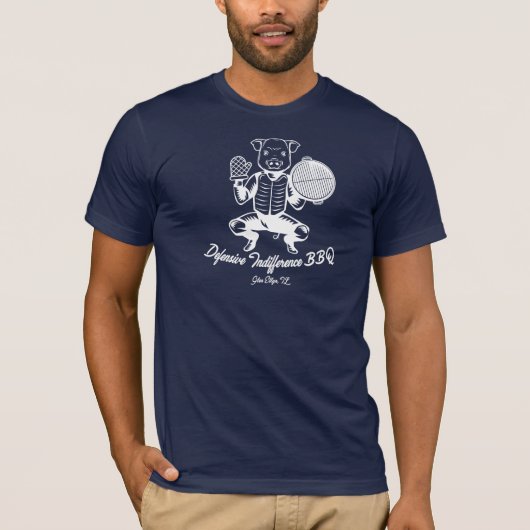 Achtergrond BBQ T-shirt (Voorkant)