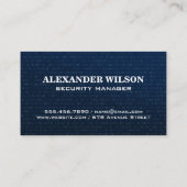 Achtergrond binaire code | Technische logo's Visitekaartje (Achterkant)