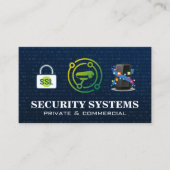 Achtergrond binaire code | Technische logo's Visitekaartje (Voorkant)