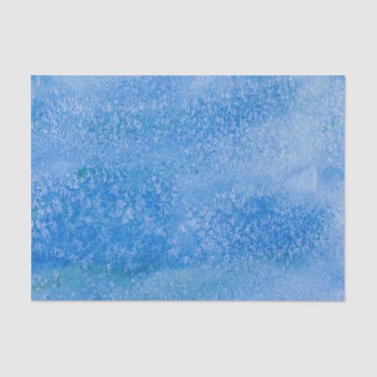 Achtergrond blauwe Waterverf Tissuepapier (Voorkant)