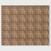 Achtergrond boekbalk cadeaupapier (Vlak)