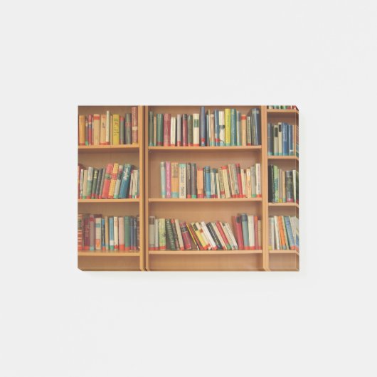 Achtergrond boekbalk post-it® notes (Voorkant)