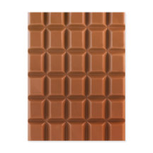 Achtergrond briefkaart Chocolade bar