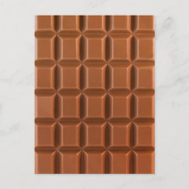 Achtergrond briefkaart Chocolade bar