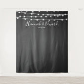 Achtergrond bruiloft, foto-ondersteuning, Big part Wandkleed (Voorkant)