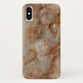 ACHTERGROND Bruin Faux Marble Stone Case-Mate iPhone Case (Achterkant)