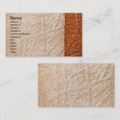 Achtergrond bruin leder visitekaartje (Voorkant / Achterkant)