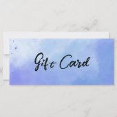 Achtergrond cadeaubon aquarel (Voorkant)