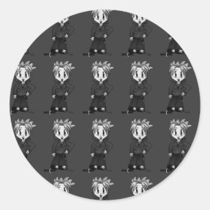 Achtergrond Cafepress: Zazzle M Ronde Sticker