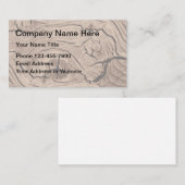 Achtergrond carpinghout visitekaartje (Voorkant / Achterkant)