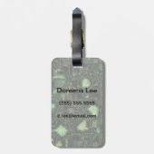 Achtergrond computercircuit bagagelabel (Achterkant verticaal)