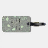Achtergrond computercircuit bagagelabel (Achterkant horizontaal)