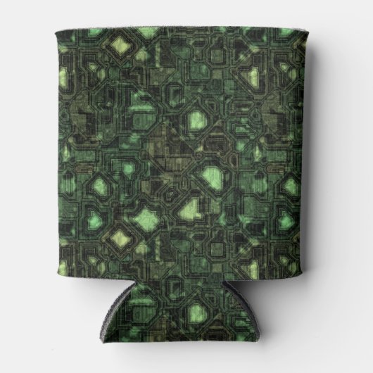 Achtergrond computercircuit blikjeskoeler (Voorkant)