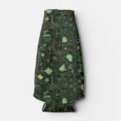 Achtergrond computercircuit flesjeskoeler (Voorkant)