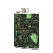 Achtergrond computercircuit heupfles (Links)