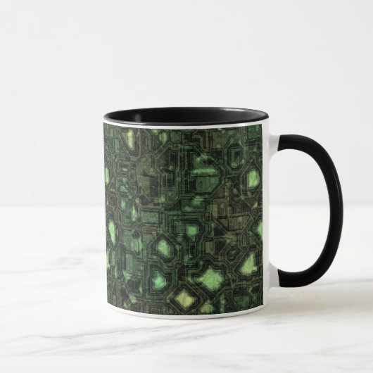 Achtergrond computercircuit mok (Rechts)