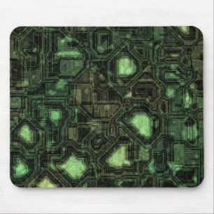 Achtergrond computercircuit muismat