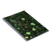 Achtergrond computercircuit notitieboek (Rechterzijde)