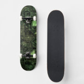 Achtergrond computercircuit skateboard (Voorkant)