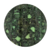 Achtergrond computercircuit snijplank (Voorkant)